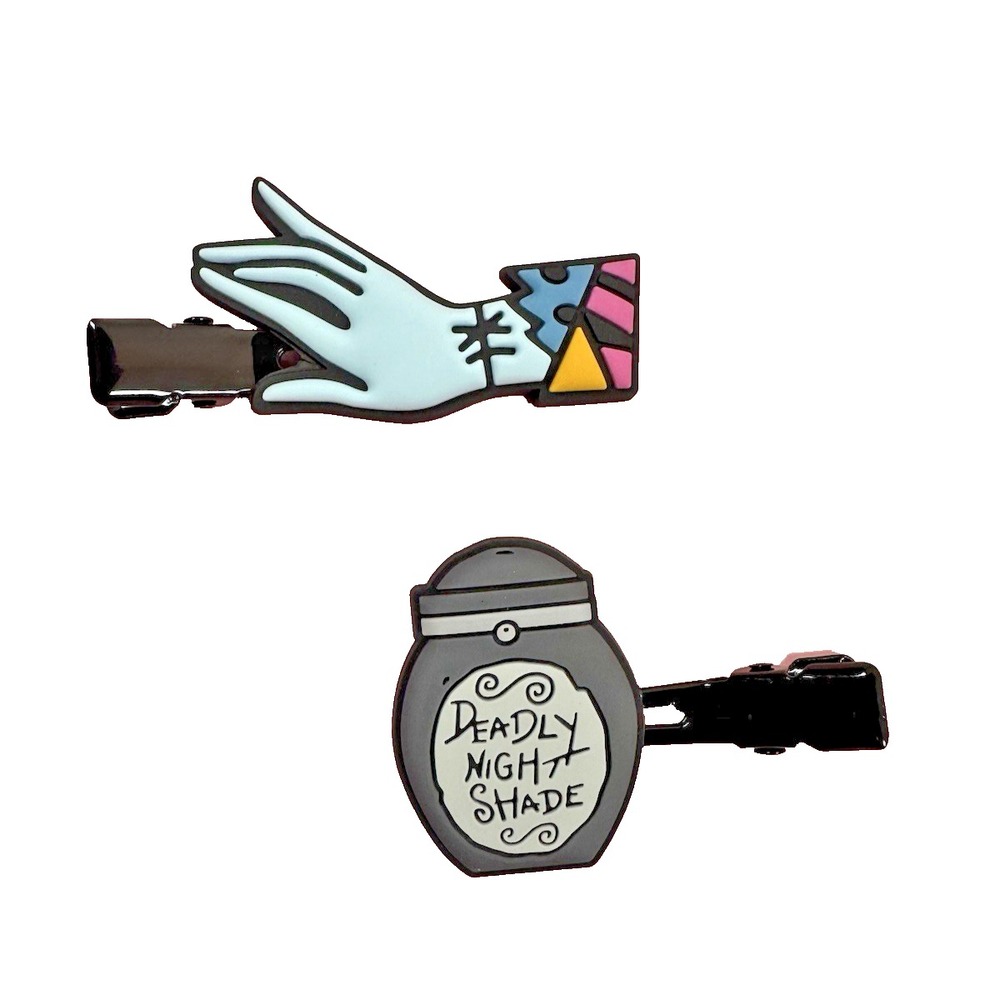 Disney Nightmare Before Christmas Sally Hair Clips Disney Store Japan Set of 2